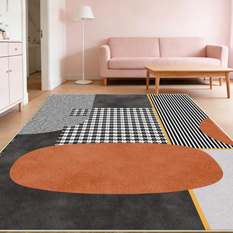Interior Design Retail - Bold Artistic Patchwork Rug Ideal For