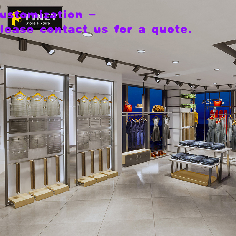Interior Design Retail - custom.Retail Garment Store Clothing Shop Display