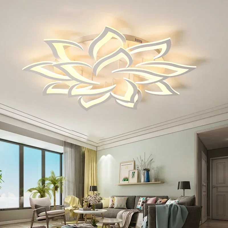Designer LED Petal Chandelier  - Interior Design Living Room And Kitchen 评论和价格