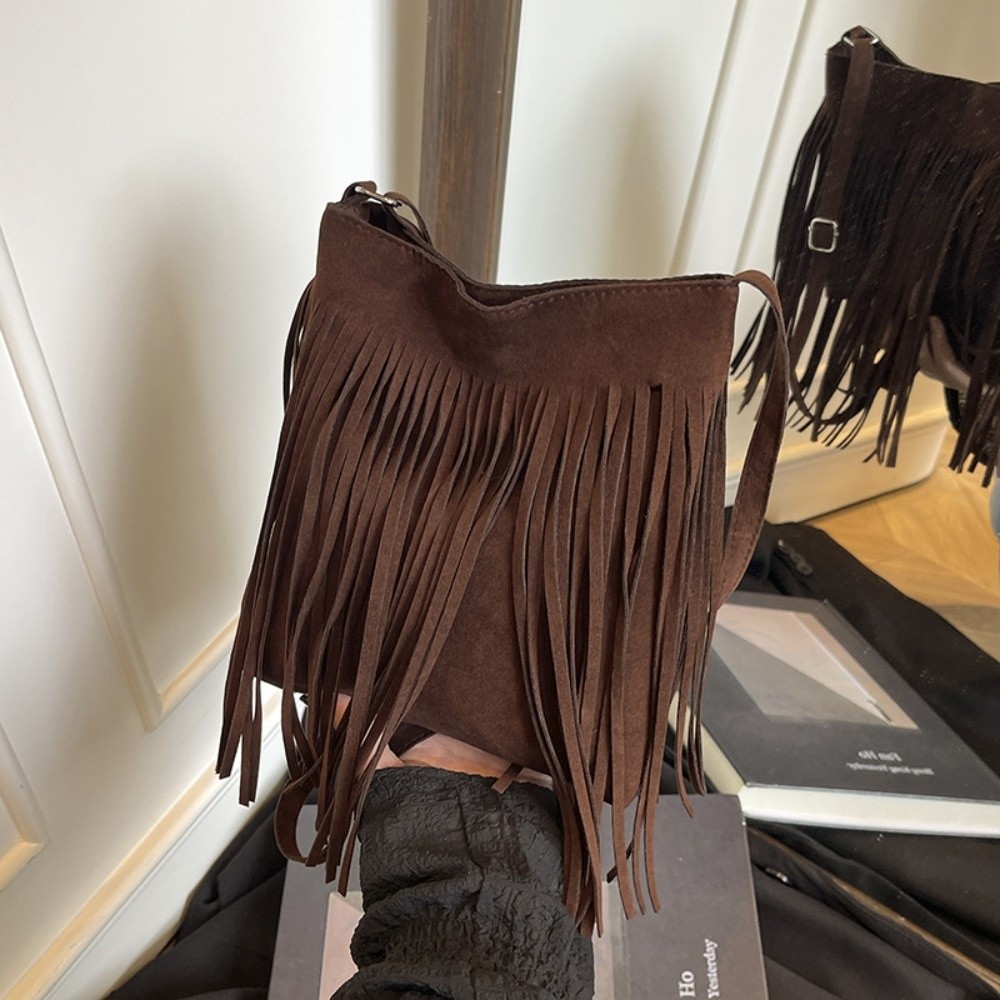 Retro Tassel Saddle Bag Vintag - Interior Design Vintage Style 评论和价格