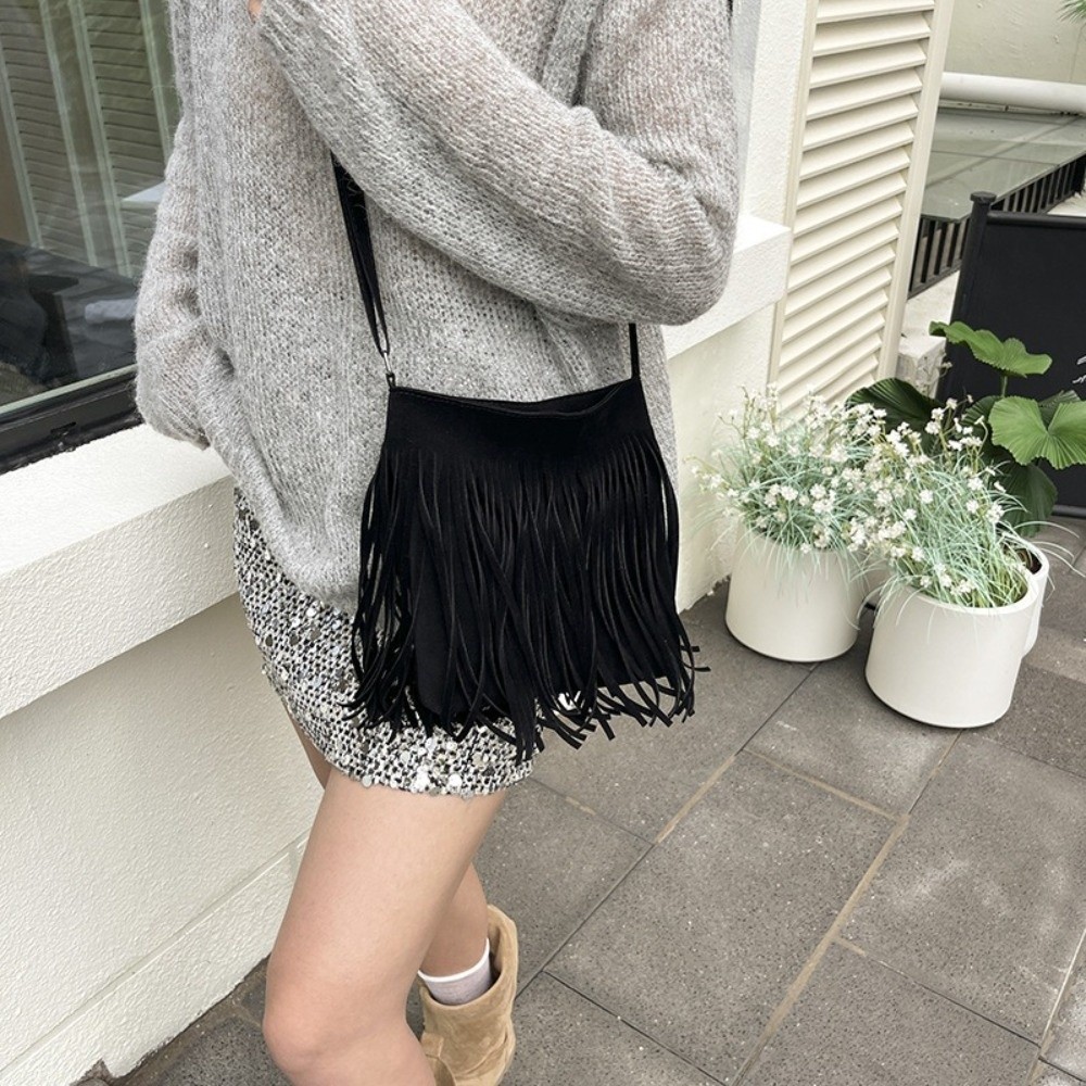 Retro Tassel Saddle Bag Vintag - Interior Design Vintage Style 评论和价格