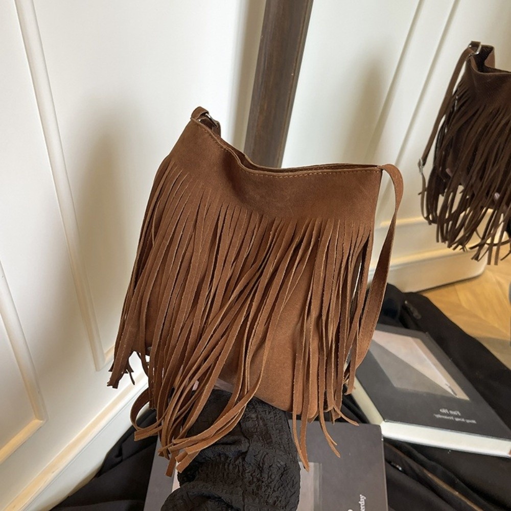 Retro Tassel Saddle Bag Vintag - Interior Design Vintage Style 评论和价格