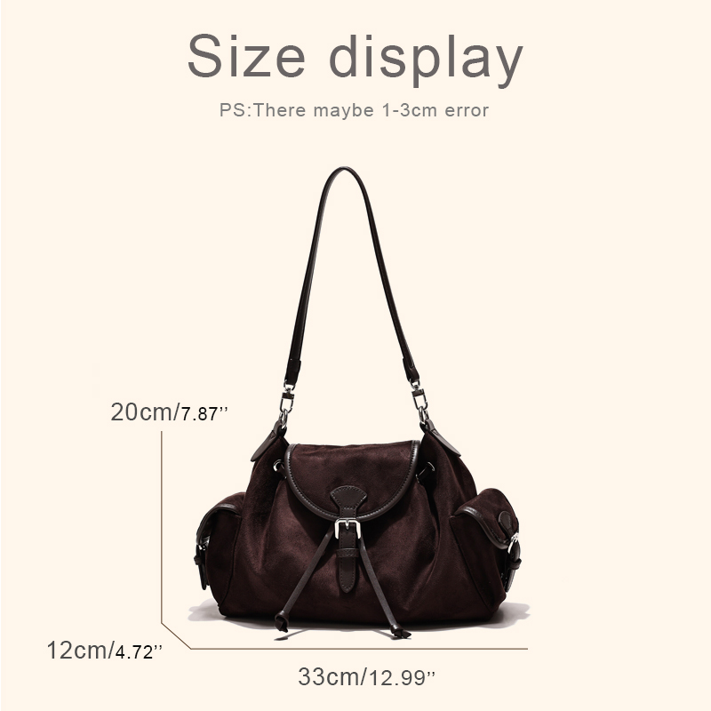 England Style Faux Suede Bags  - Interior Design Vintage Style 评论和价格