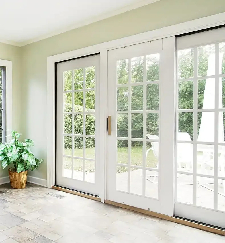 -Modern White PVC Frame Glass  - Interior Design Organic Modern 评论和价格