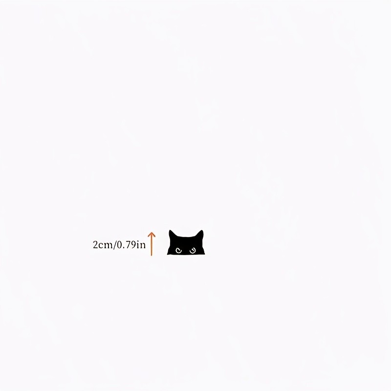 Black Cat Peeking at Stickers- - Interior Design Mood Board 评论和价格