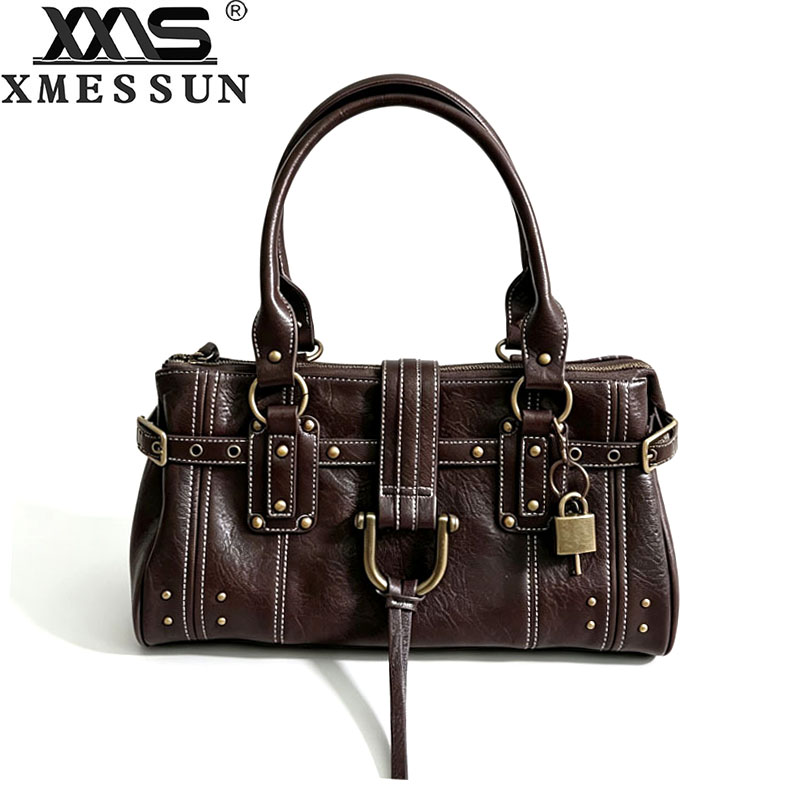 New Trendy Vintage Rivet Tote  - Interior Design Vintage Style 评论和价格
