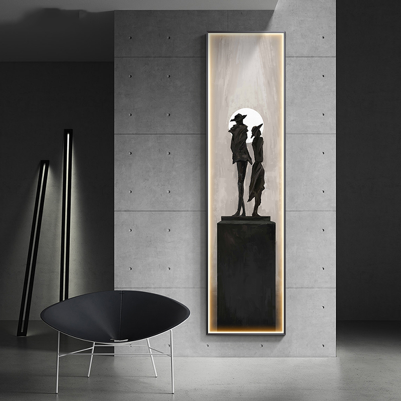 Modern Character Modeling Abst - Interior Design Living Room And Kitchen 评论和价格