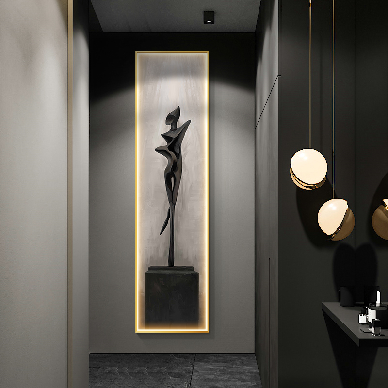 Modern Character Modeling Abst - Interior Design Living Room And Kitchen 评论和价格