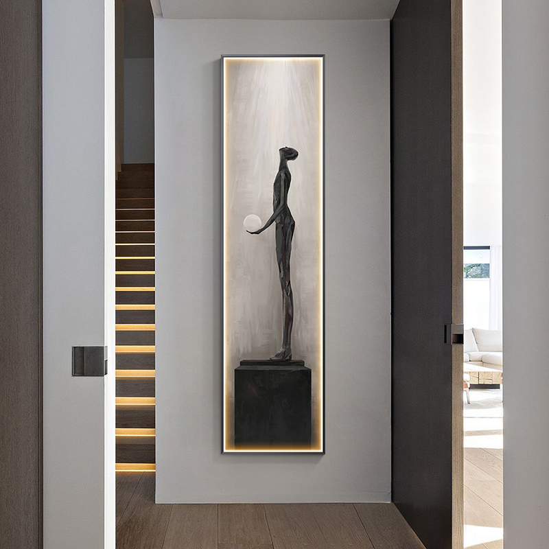Modern Character Modeling Abst - Interior Design Living Room And Kitchen 评论和价格