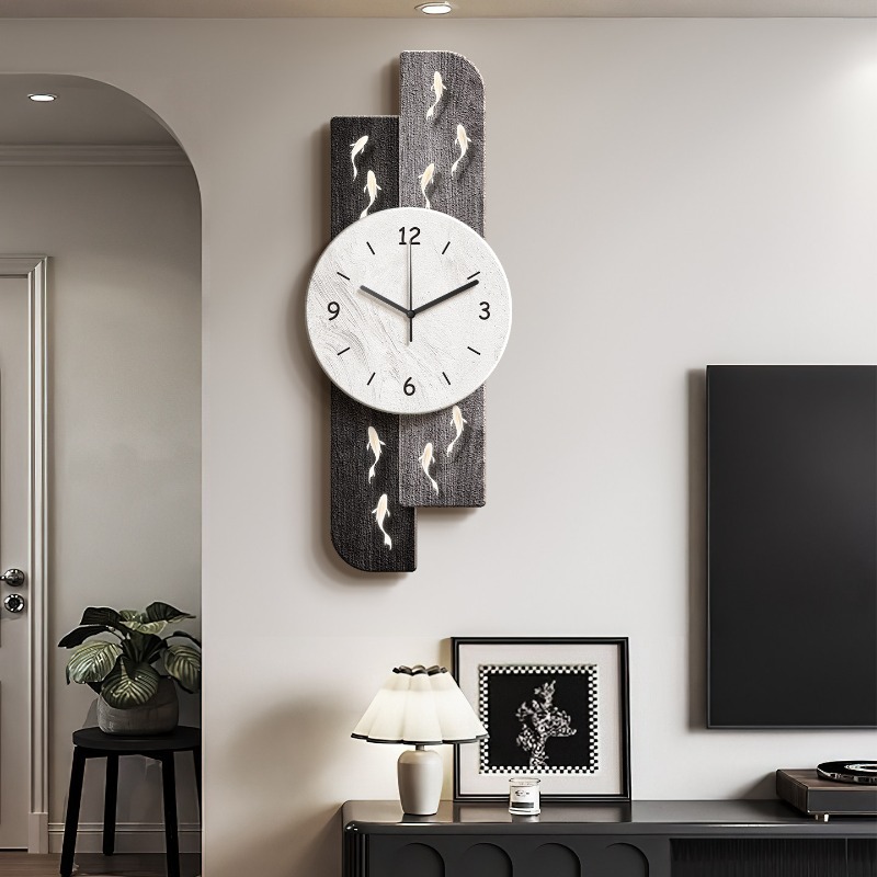 Home Design Wall Clock Modern  - Interior Design Living Room And Kitchen 评论和价格