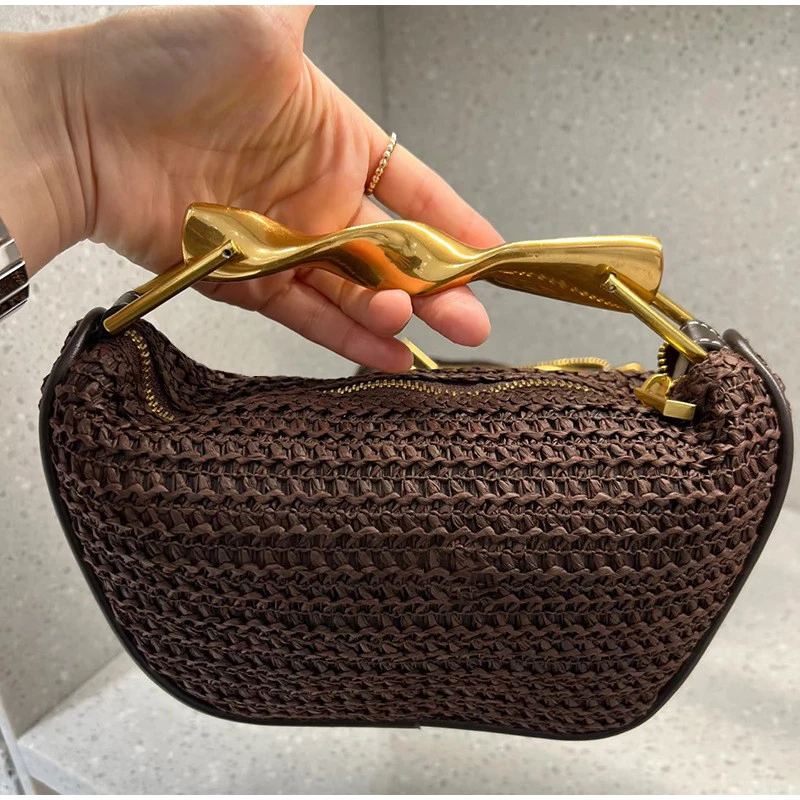 Gold Handle Brand Handwoven Ha - Interior Design High End 评论和价格