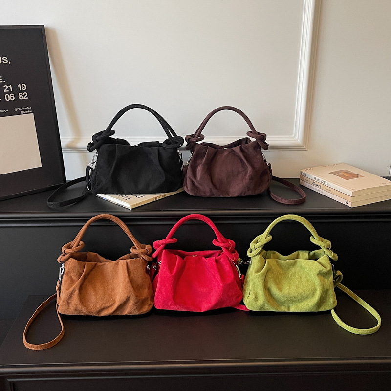 Ruched Cloud Bag Women Knot Ha - Interior Design Vintage Style 评论和价格