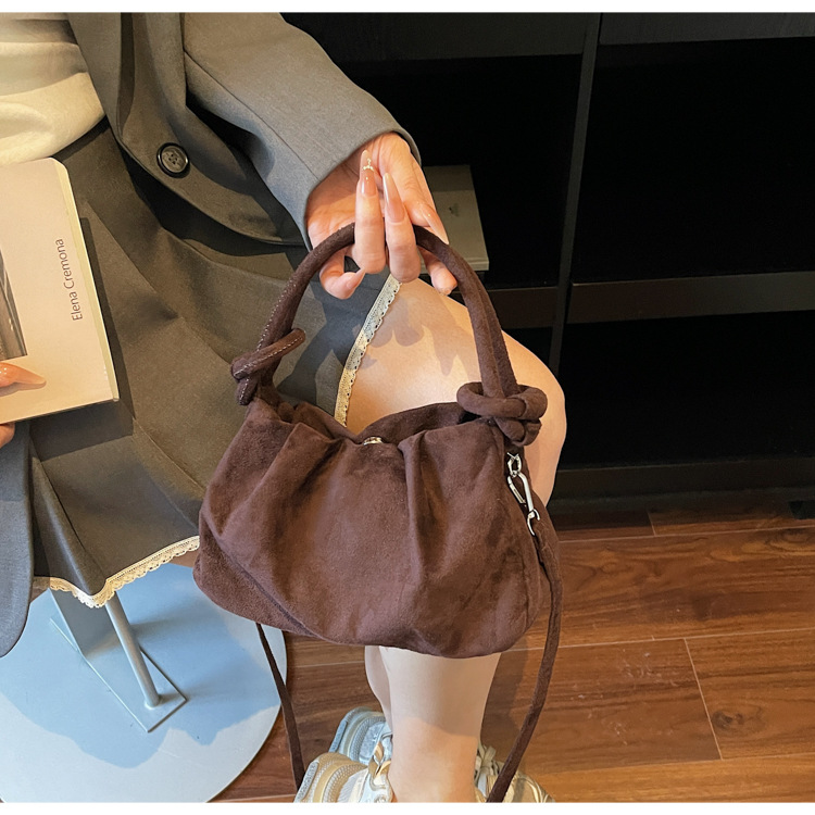 Ruched Cloud Bag Women Knot Ha - Interior Design Vintage Style 评论和价格