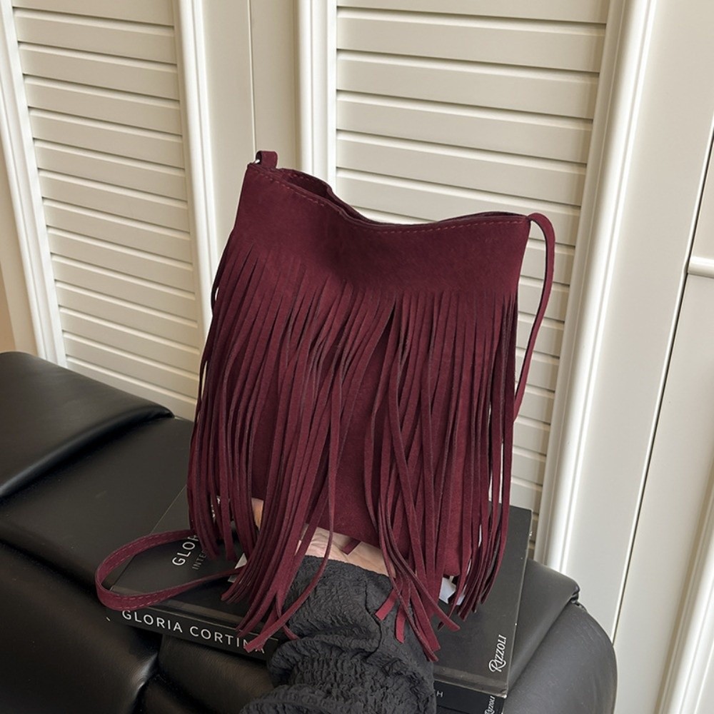 Retro Tassel Saddle Bag Vintag - Interior Design Vintage Style 评论和价格