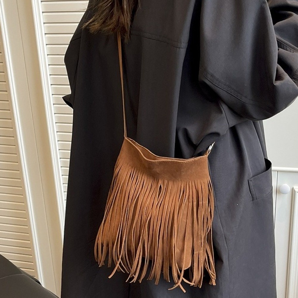 Retro Tassel Saddle Bag Vintag - Interior Design Vintage Style 评论和价格