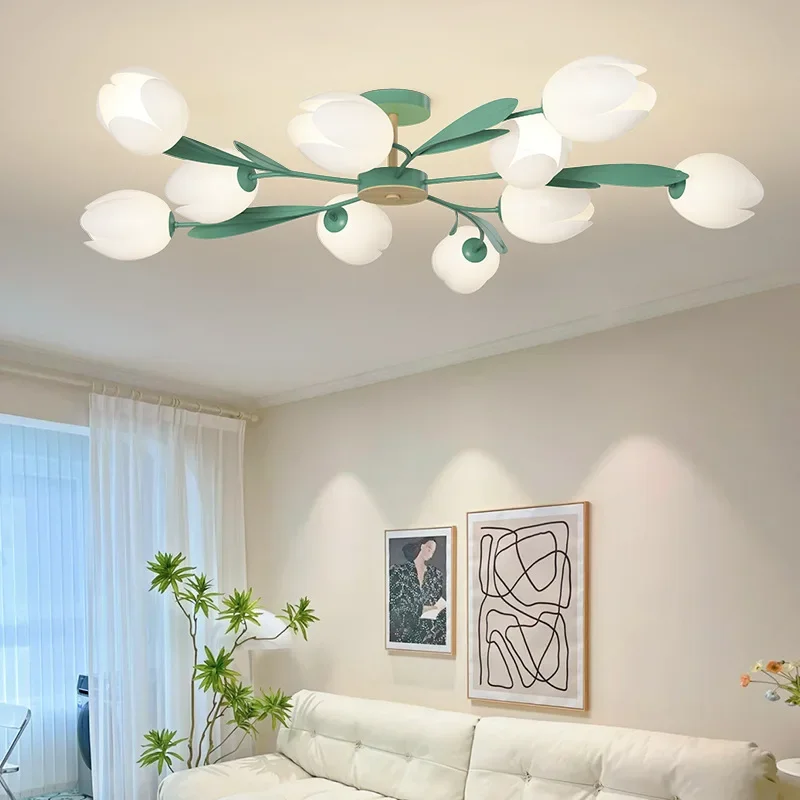 Flower Design Chandeliers Mode - Interior Design Living Room And Kitchen 评论和价格