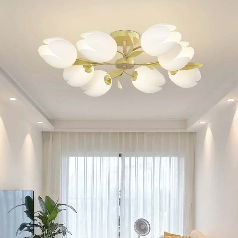 Flower Design Chandeliers Mode - Interior Design Living Room And Kitchen 评论和价格