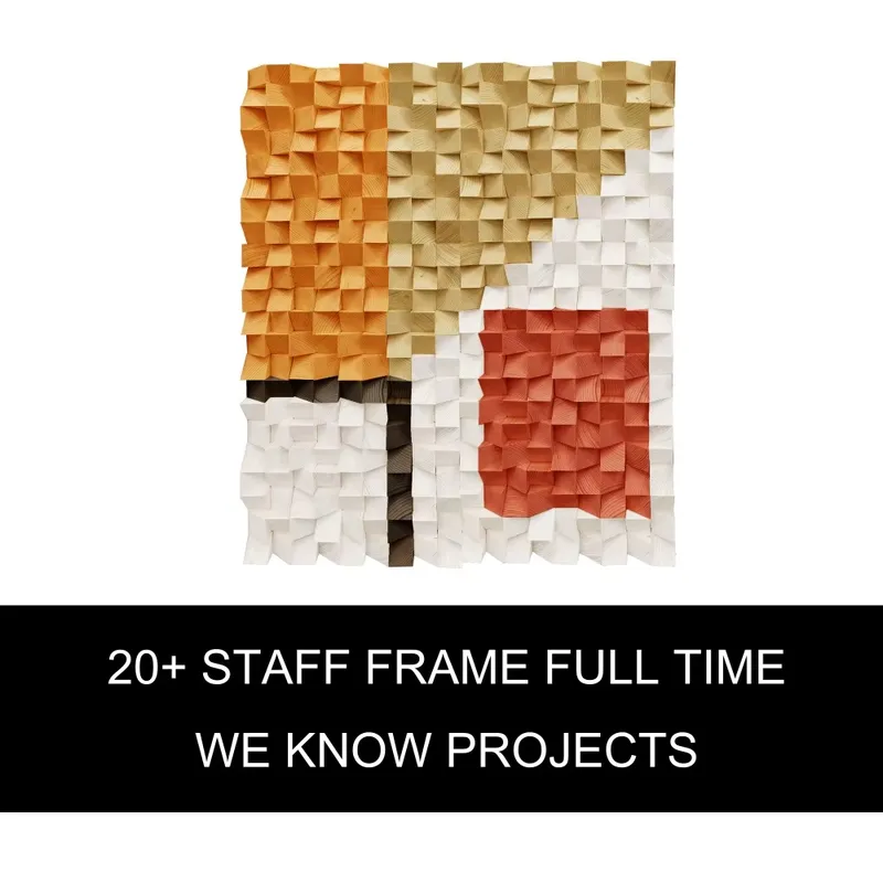 Hotel Artwork Geometric Wood W - Interior Design Organic Modern 评论和价格